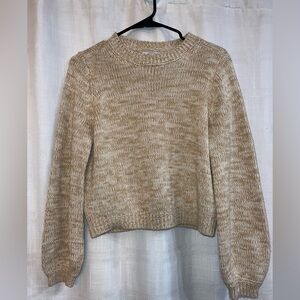 ONLY Tan Crew Neck Sweater